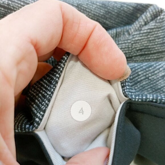 Lululemon Wunder Under Crop Leggings 4 Full On Luxtreme Burlap Black Dune Active - Picture 4 of 10